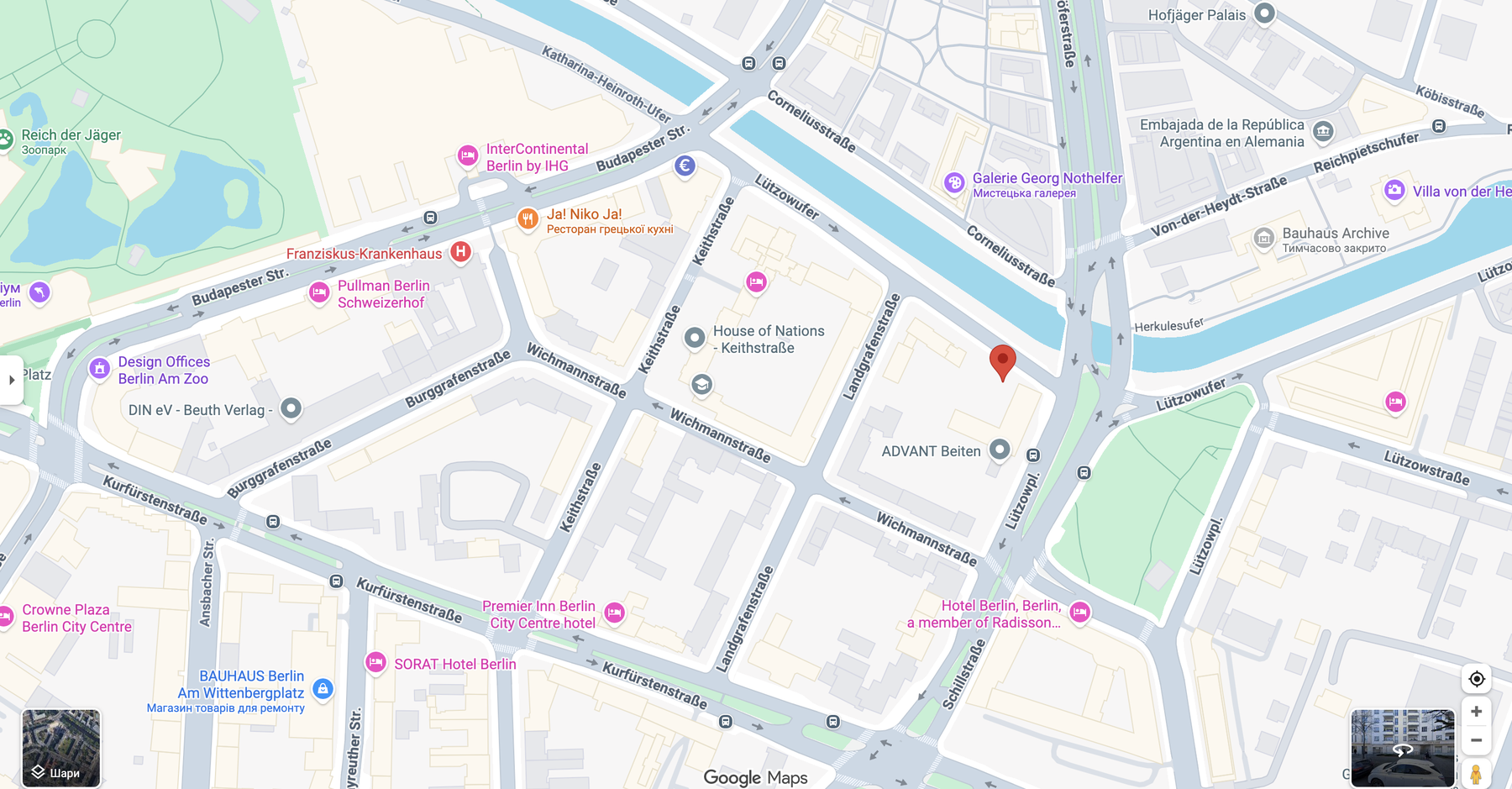 Platzhalter für Google-Map-Bild